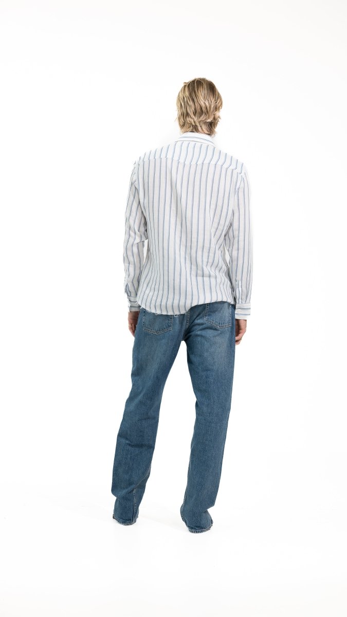 CAMICIA RED DOUBLE STRIPES - Benevierre