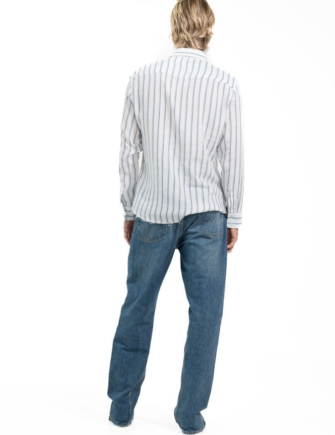 CAMICIA RED DOUBLE STRIPES - Benevierre
