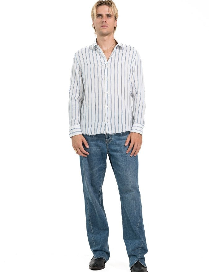 CAMICIA RED DOUBLE STRIPES - Benevierre