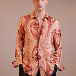 CAMICIA RED FLOREAL MIX - Benevierre