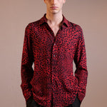 CAMICIA RED LEOPARD - Benevierre