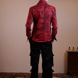 CAMICIA RED LEOPARD - Benevierre