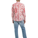 CAMICIA RED STRIPES TIE DYE - Benevierre