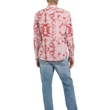 CAMICIA RED STRIPES TIE DYE - Benevierre