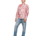CAMICIA RED STRIPES TIE DYE - Benevierre