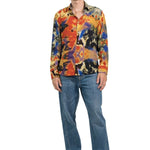 CAMICIA RED TIE DYE - Benevierre