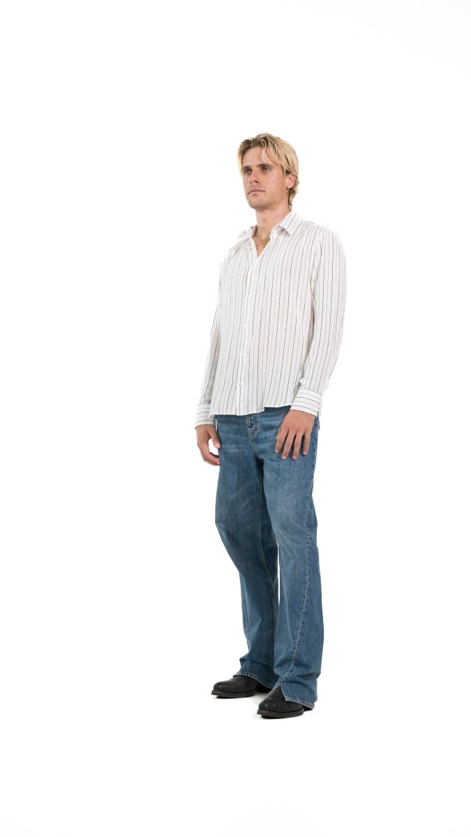CAMICIA VIOLET DROP STRIPES - Benevierre