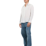CAMICIA VIOLET DROP STRIPES - Benevierre