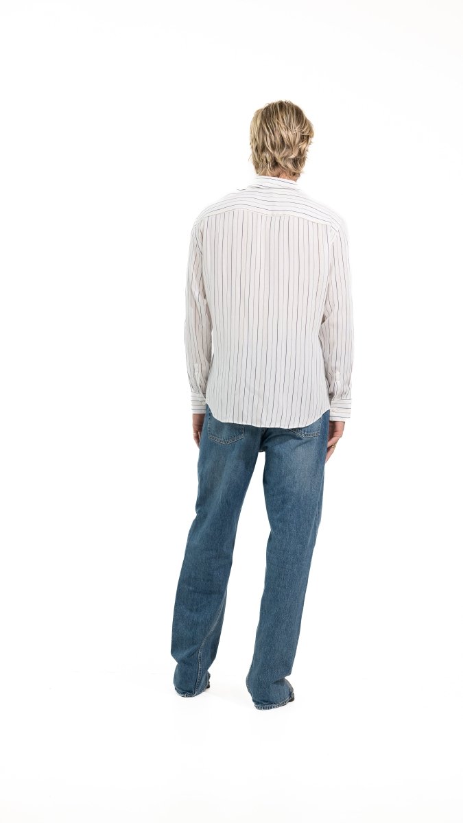 CAMICIA VIOLET DROP STRIPES - Benevierre