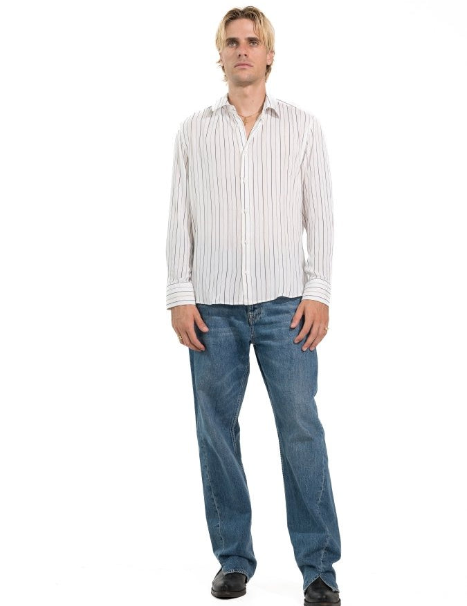 CAMICIA VIOLET DROP STRIPES - Benevierre