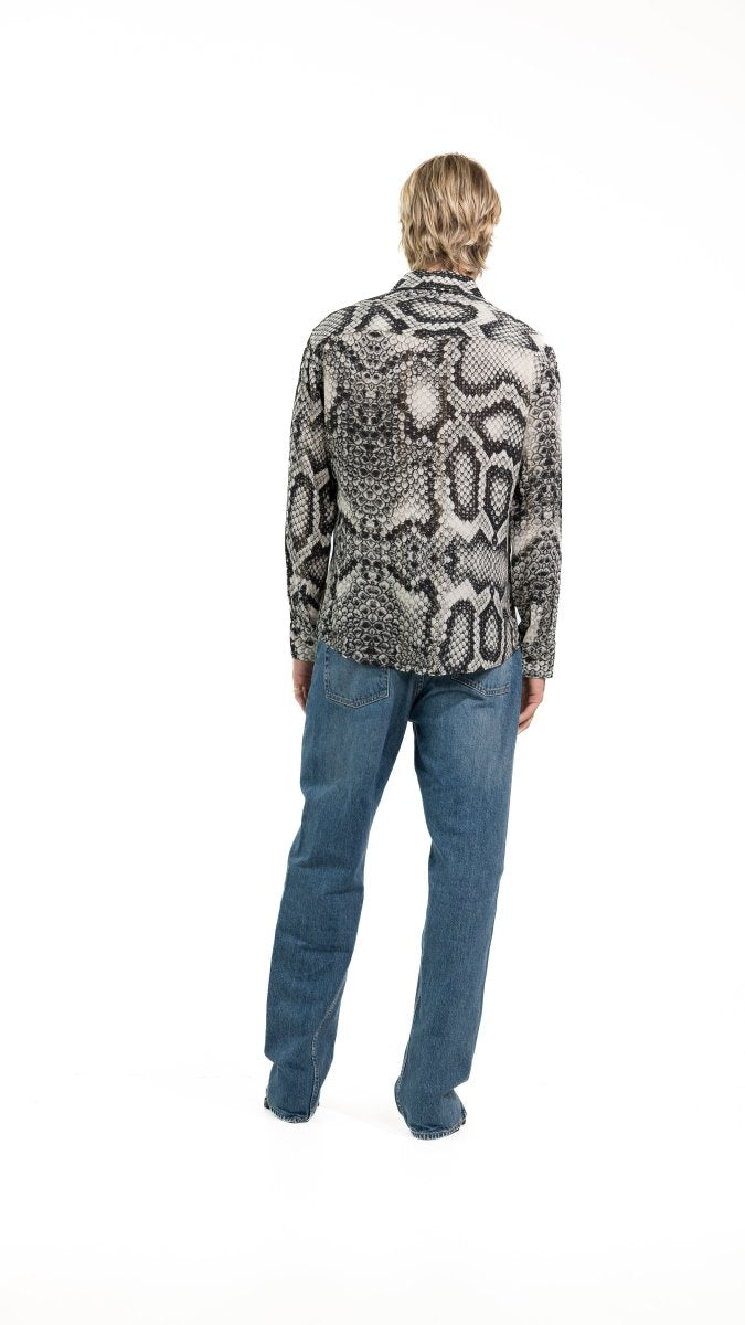 CAMICIA WHITE SNAKE - Benevierre