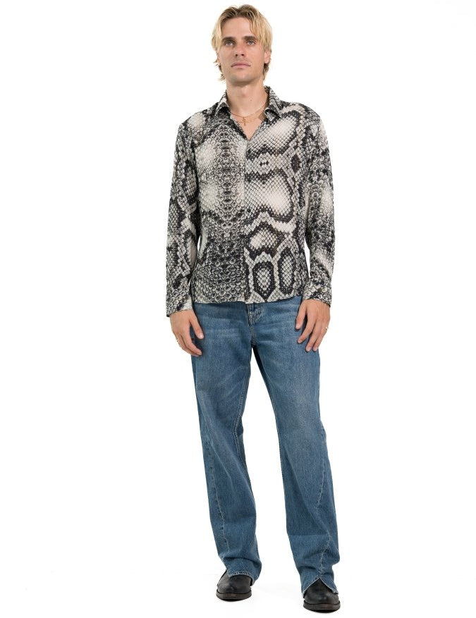 CAMICIA WHITE SNAKE - Benevierre