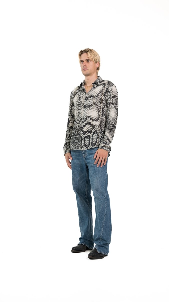 CAMICIA WHITE SNAKE - Benevierre