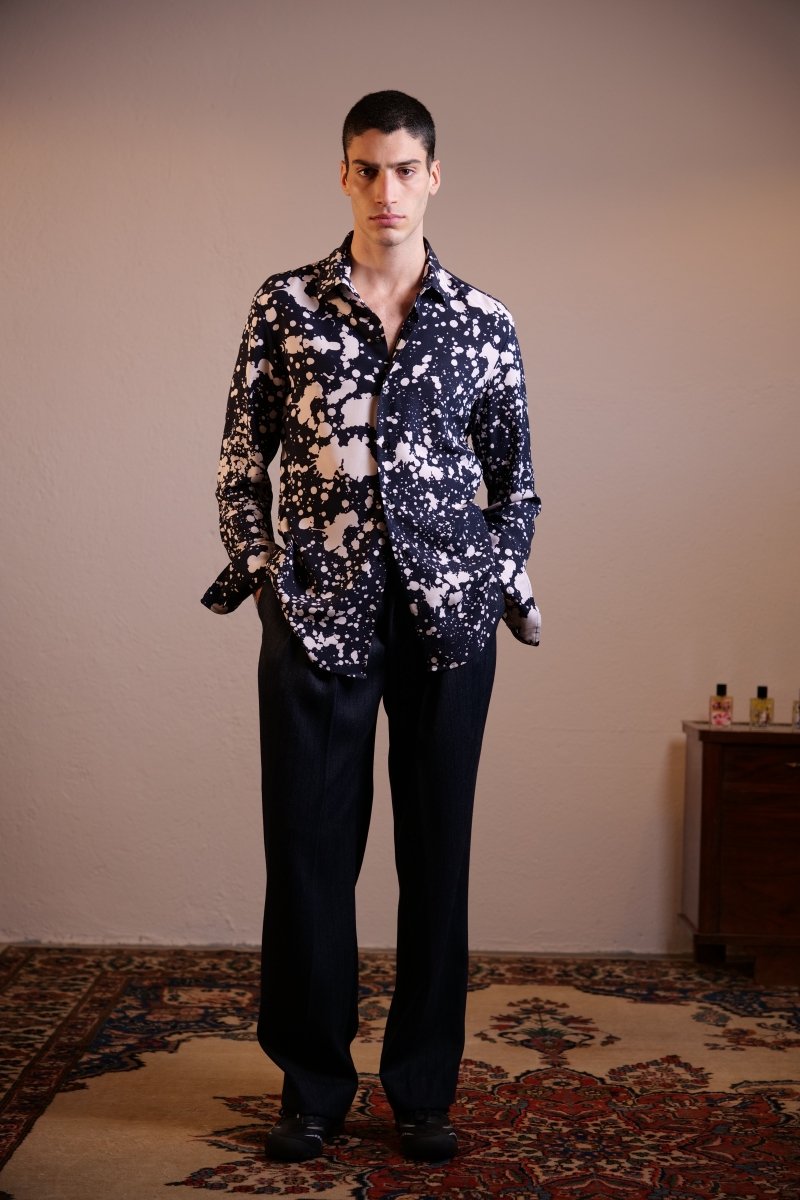 CAMICIA WHITE SPRAY - Benevierre
