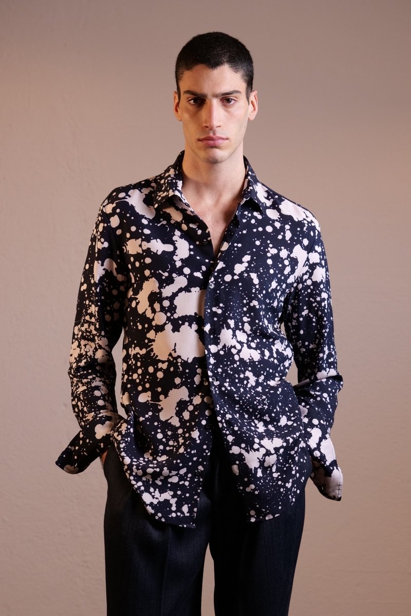 CAMICIA WHITE SPRAY - Benevierre
