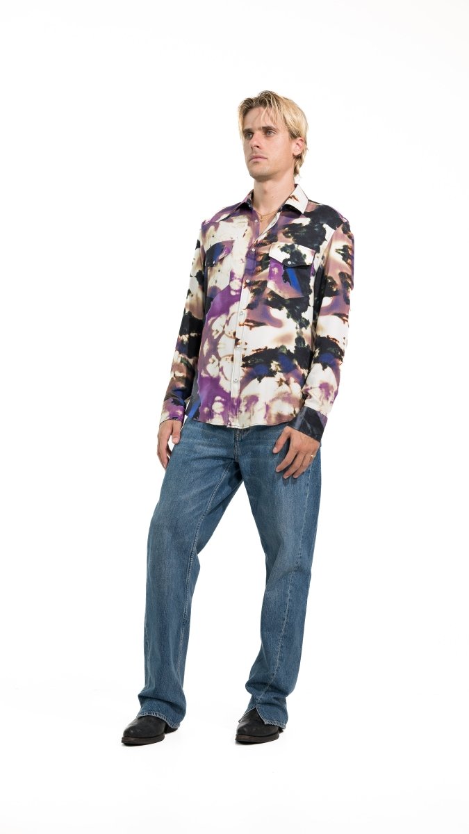 CAMICIA WHITE TIE DIE - Benevierre