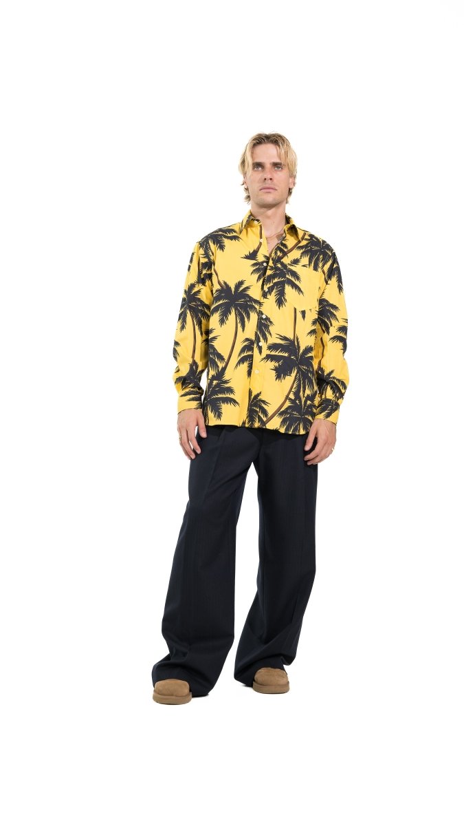 CAMICIA YELLOW ICE PALMS - Benevierre