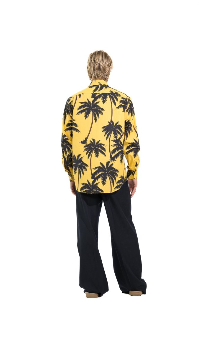 CAMICIA YELLOW ICE PALMS - Benevierre