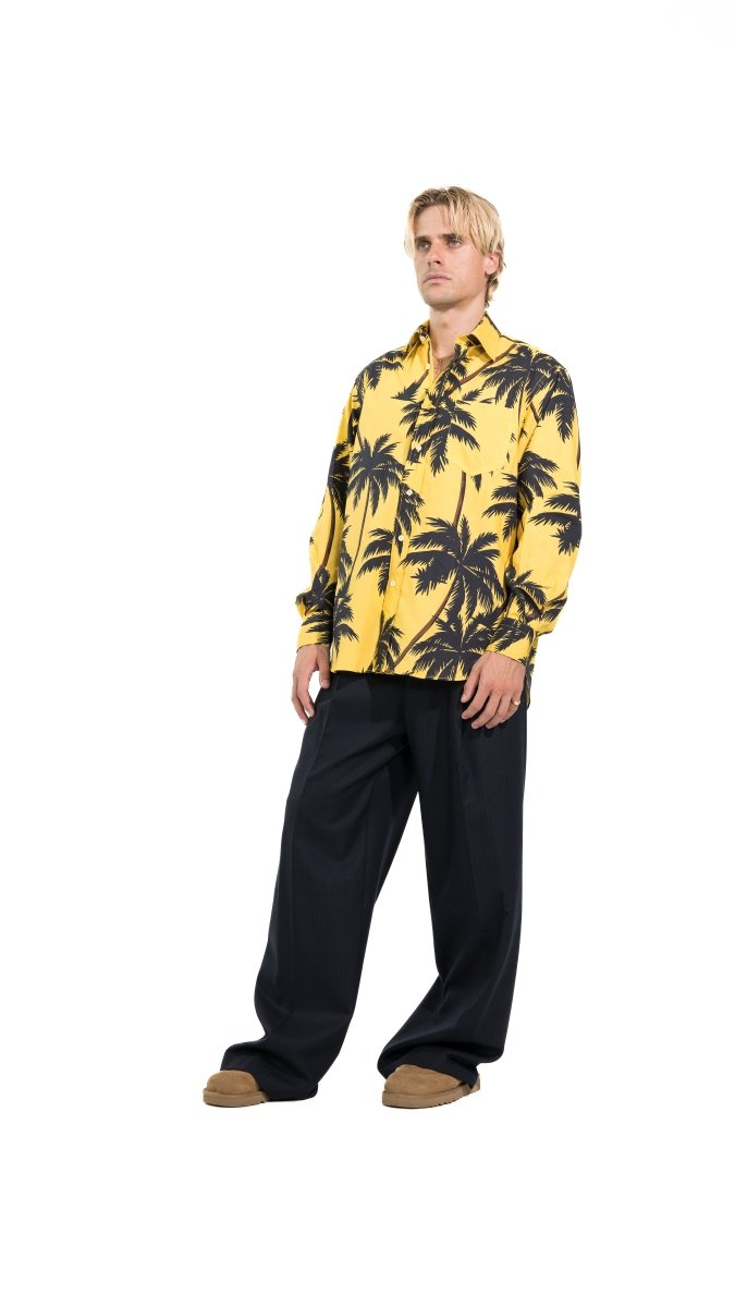 CAMICIA YELLOW ICE PALMS - Benevierre