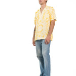 CAMICIA YELLOW STRIPES TIE DYE - Benevierre