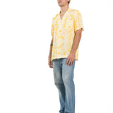 CAMICIA YELLOW STRIPES TIE DYE - Benevierre