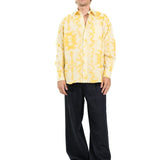 CAMICIA YELLOW STRIPES TIE DYE - Benevierre