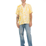 CAMICIA YELLOW STRIPES TIE DYE - Benevierre