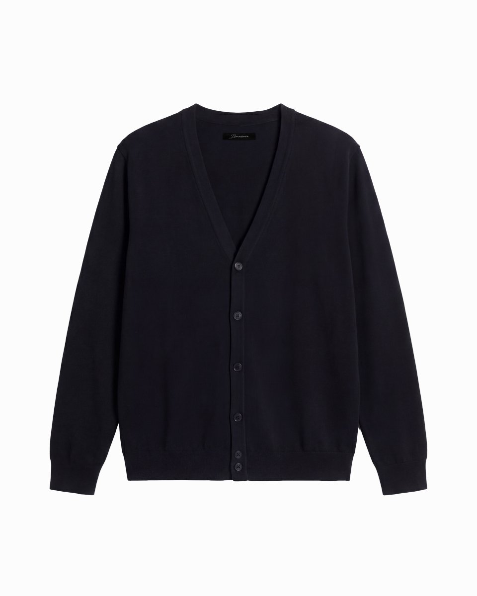 CARDIGAN CLASSIC BLACK - Benevierre