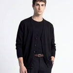 CARDIGAN CLASSIC BLACK - Benevierre