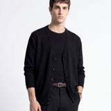 CARDIGAN CLASSIC BLACK - Benevierre
