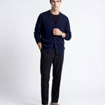 CARDIGAN CLASSIC BLUE - Benevierre