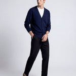 CARDIGAN CLASSIC BLUE - Benevierre