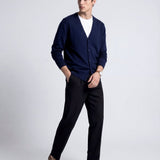 CARDIGAN CLASSIC BLUE - Benevierre