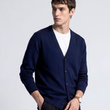 CARDIGAN CLASSIC BLUE - Benevierre
