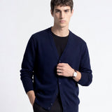 CARDIGAN CLASSIC BLUE - Benevierre