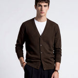 CARDIGAN CLASSIC BROWN - Benevierre