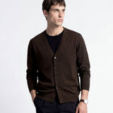 CARDIGAN CLASSIC BROWN - Benevierre