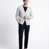 CARDIGAN CLASSIC WHITE - Benevierre