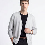 CARDIGAN CLASSIC WHITE - Benevierre