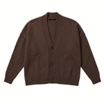 CARDIGAN CROP BROWN - Benevierre