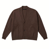 CARDIGAN CROP BROWN - Benevierre