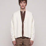 CARDIGAN CROP NATURALE - Benevierre