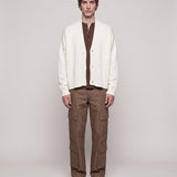 CARDIGAN CROP NATURALE - Benevierre