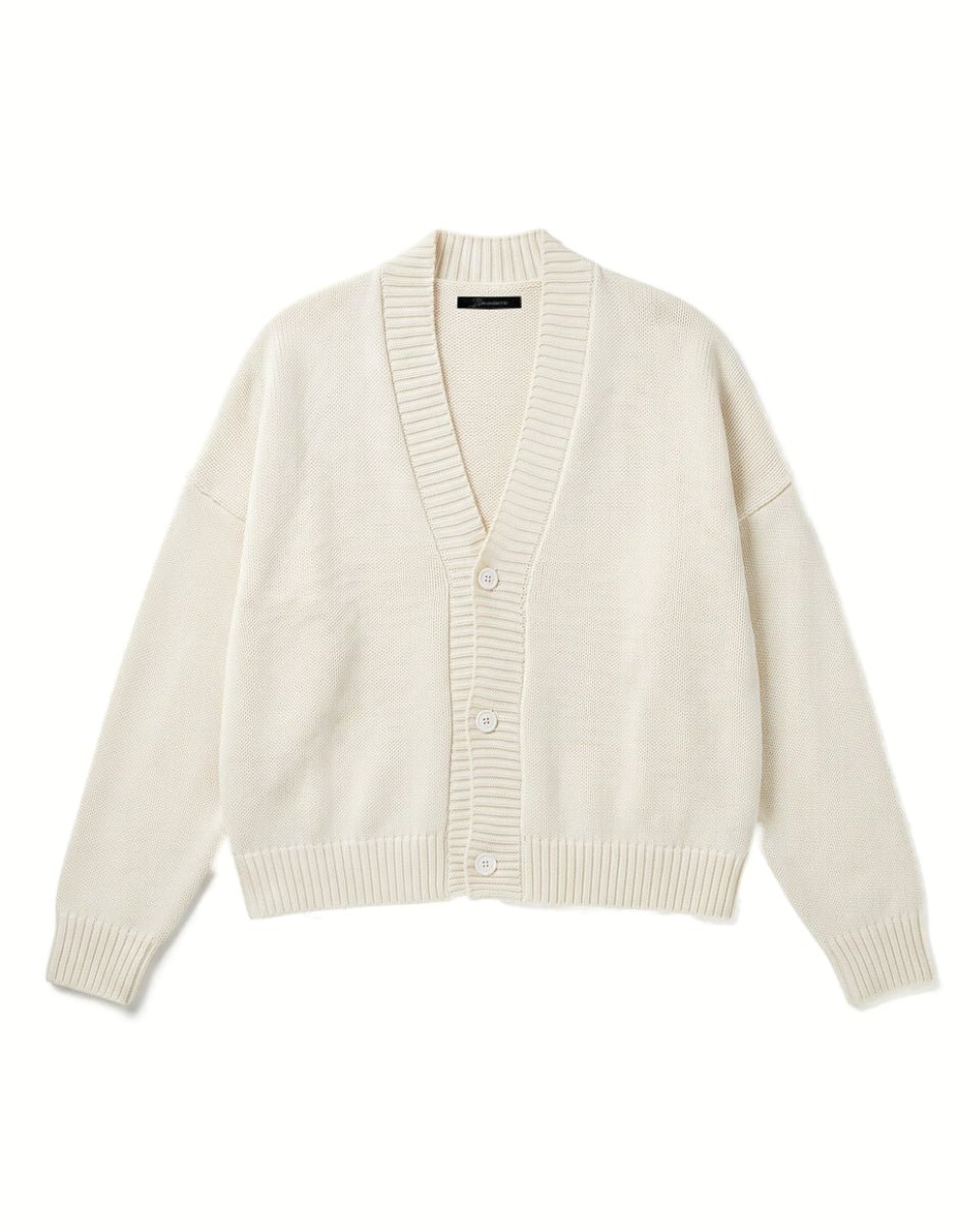 CARDIGAN CROP NATURALE - Benevierre