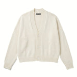 CARDIGAN CROP NATURALE - Benevierre