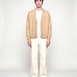 CARDIGAN CROP SAND - Benevierre