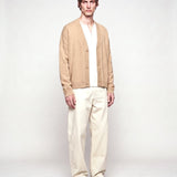 CARDIGAN CROP SAND - Benevierre