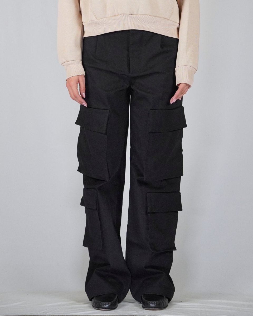 CARGO PANT BOB BLACK - Benevierre