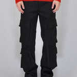 CARGO PANT BOB BLACK - Benevierre