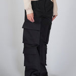 CARGO PANT BOB BLACK - Benevierre